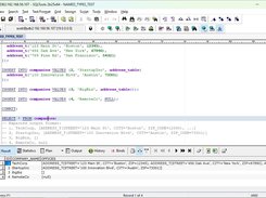 User types in queries