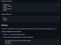 SQLTabs Screenshot 1