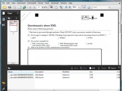 Exported OMR Form in PDF format with XML attachment files