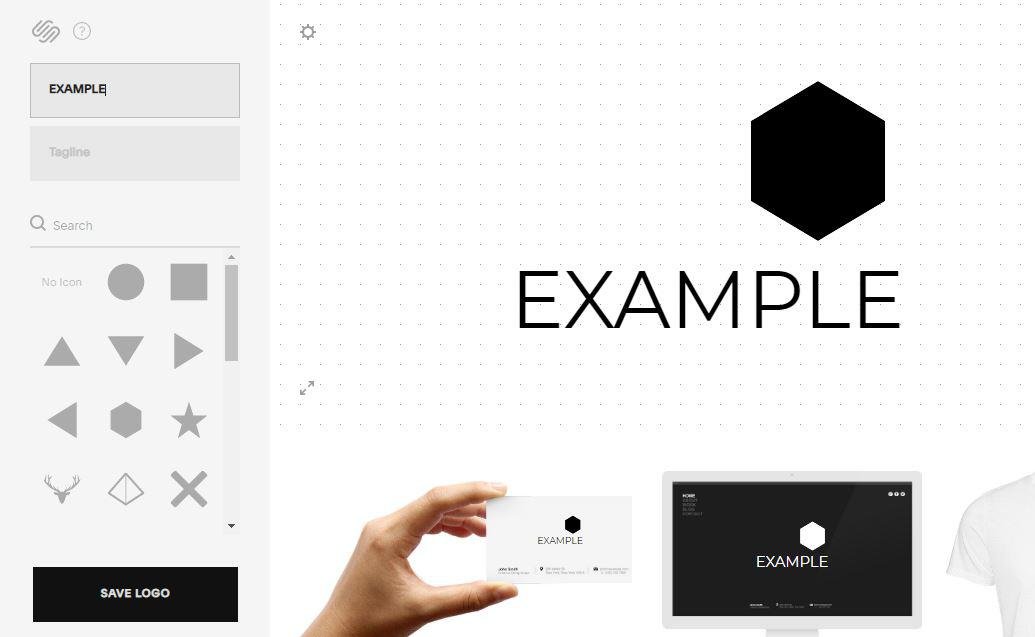 Squarespace online logo maker