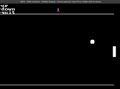 SQUASH DOS 8086 with playback music Screenshot 1