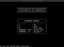 SQUASH DOS 8086 with playback music Screenshot 2