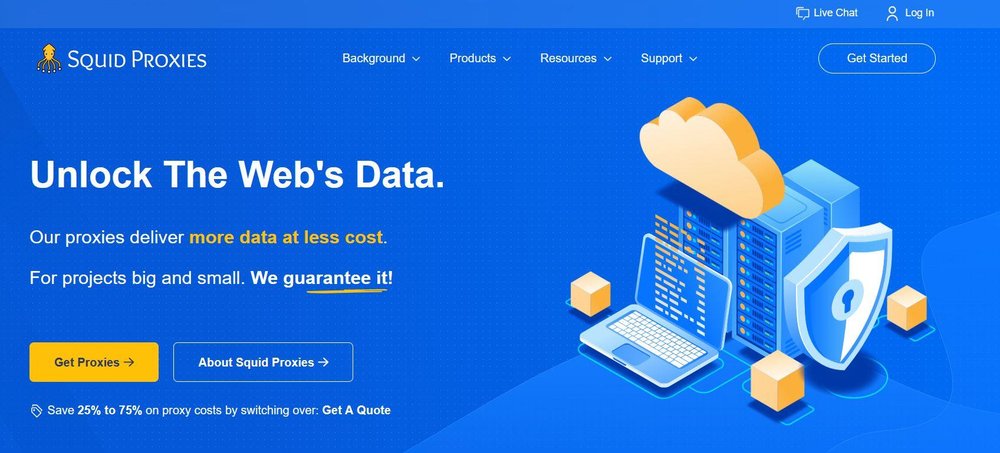 Squid Proxies Screenshot 1