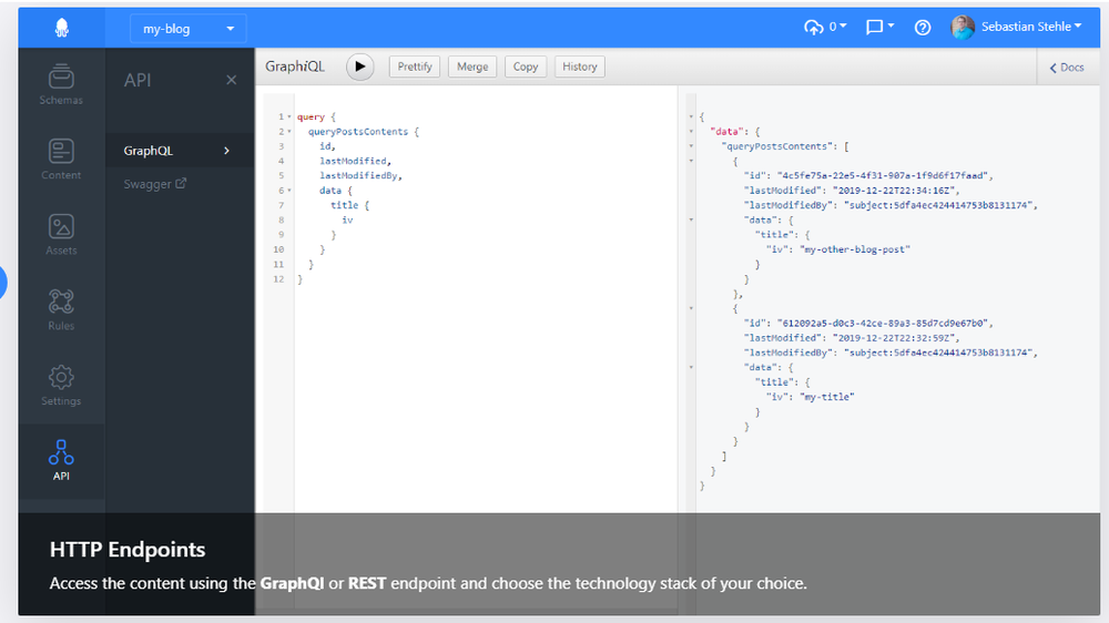 Squidex Screenshot 1