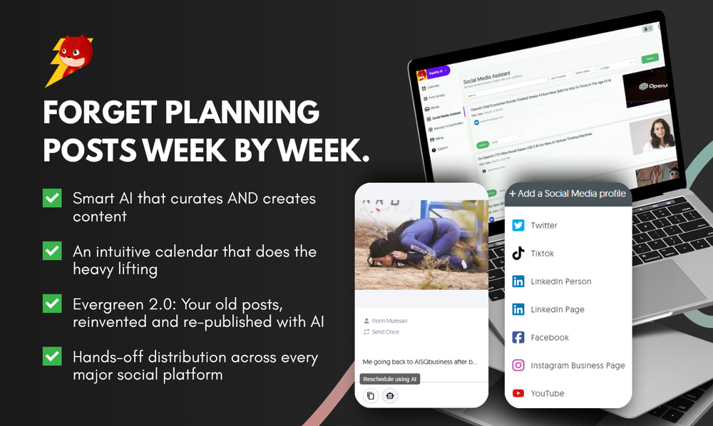 Squirrly Social - Forget planning posts week by week