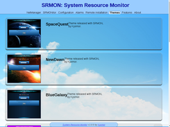 SRMON themes page using Skylight theme - Please check static alpha version on http://srmon.kysmor.com