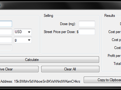SilkRoad Profit Calculator Screenshot 1