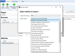 Import Vehicle from list