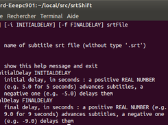 srtShift USAGE