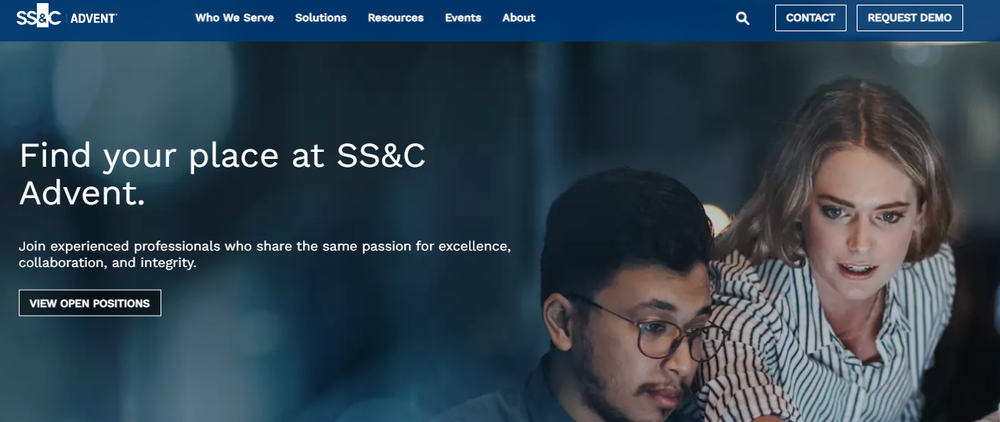 SS&C Advent Screenshot 1