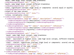 Code lists declaration structure