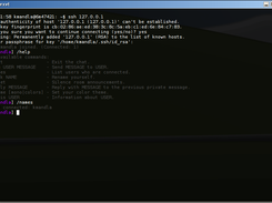 ssh-chat sample screenshot 2
