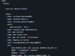 ssh deployments Screenshot 1