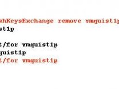 05 - sshKeysExchange - Action remove