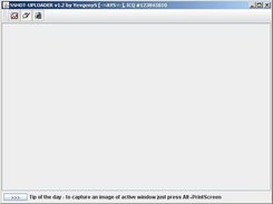 Screen Shot Uploader Window