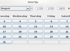 Date and Time chooser