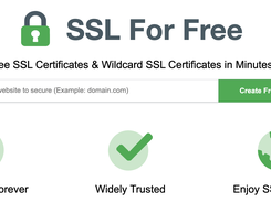 SSL For Free Screenshot 1