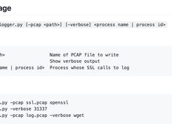 SSL Logger Screenshot 1