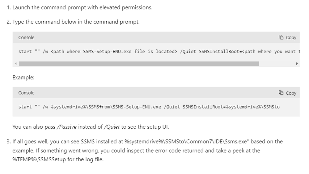 SQL Server Management Studio (SSMS) Screenshot 1