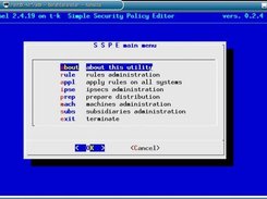 main menu
