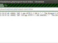 Statistics Apache-like file