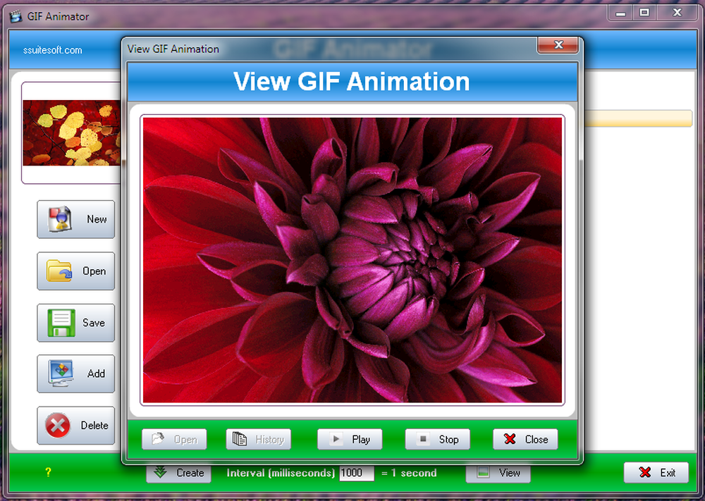 SSuite Gif Animator Screenshot 1
