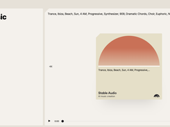 Stable Audio Screenshot 1