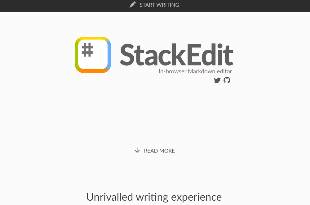 StackEdit Screenshot 1