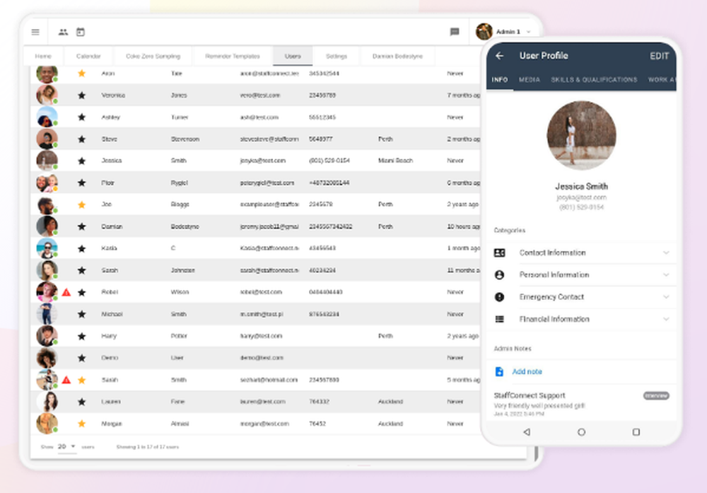 StaffConnect Screenshot 1