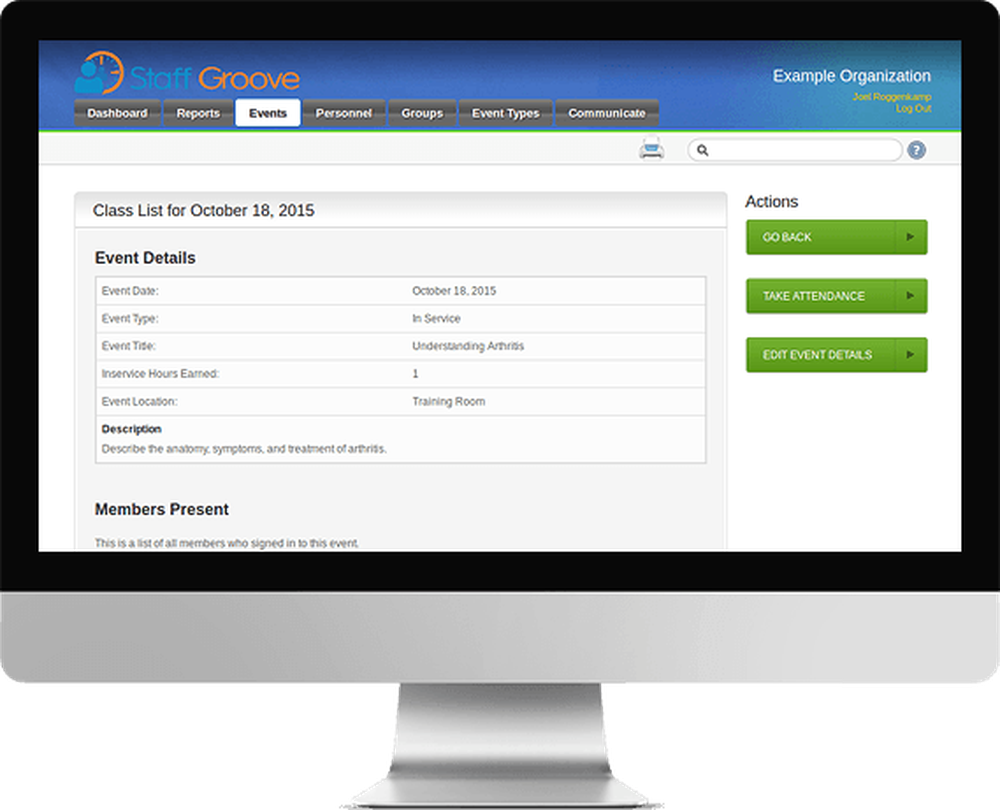 StaffGroove Screenshot 1