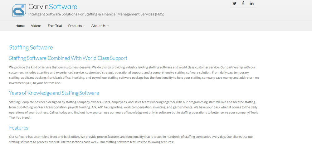 Staffing Complete Screenshot 1