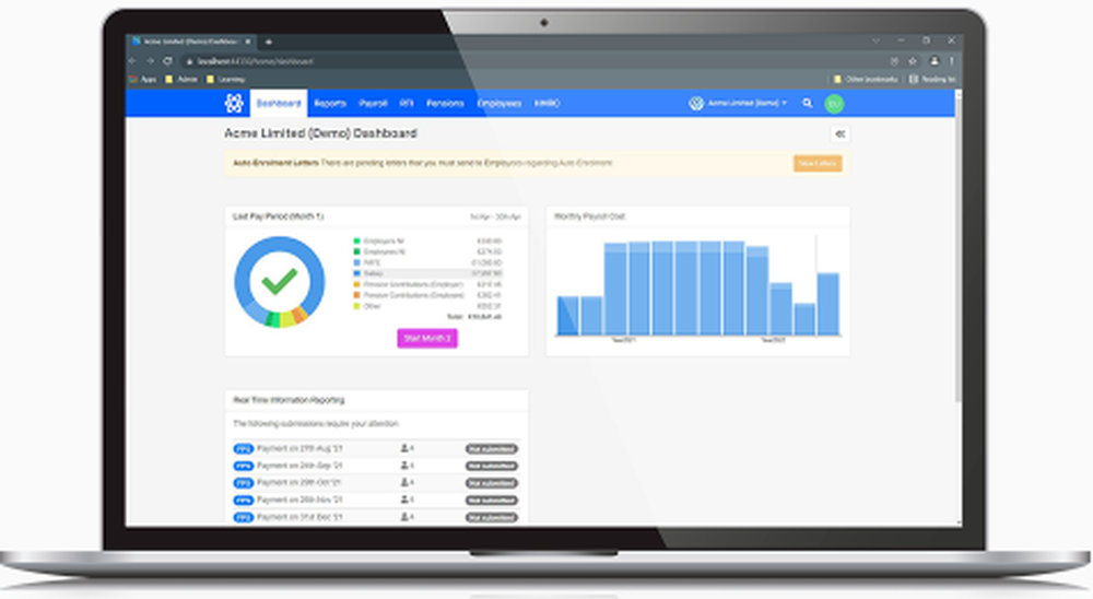 Staffology Payroll Screenshot 1