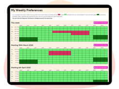 Self-managed schedule