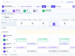 StaffSchedule.io Screenshot 1