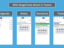 All Tools direct in Teams:  Agenda, Notes, Decisions, Tasks