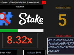 gui of stake crash predictor and mines predictor