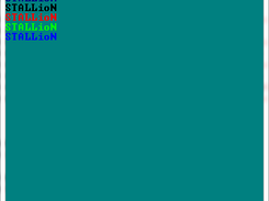 Example Windows output