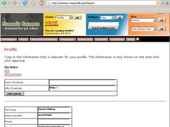 User-profile of user of Stammis Internet