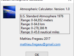 The range of altitudes