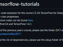 stanford-tensorflow-tutorials Screenshot 1