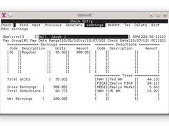 Stansoft Payroll Payment Entry