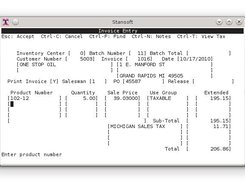 Stansoft Sales Invoice Entry