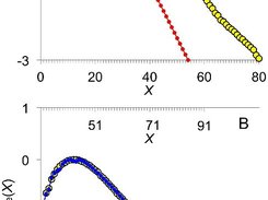 Least-squares fitting to experimental amylopectin CLD components