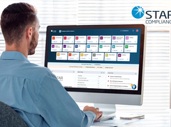 Employee Compliance homepage. Tiles are permissioned and tailored, providing a streamlined and clean user experience from day one. Built for scale, StarCompliance delivers a user-friendly interface that supports fast employee adoption and reduces friction. Whether you're managing compliance for hundreds or hundreds of thousands, the homepage serves as a centralized hub where users can take all necessary actions—without navigating away or opening new tabs. Tiles are dynamically displayed based on the employee to ensure relevance and simplicity, helping firms reduce training time and increase task completion rates.