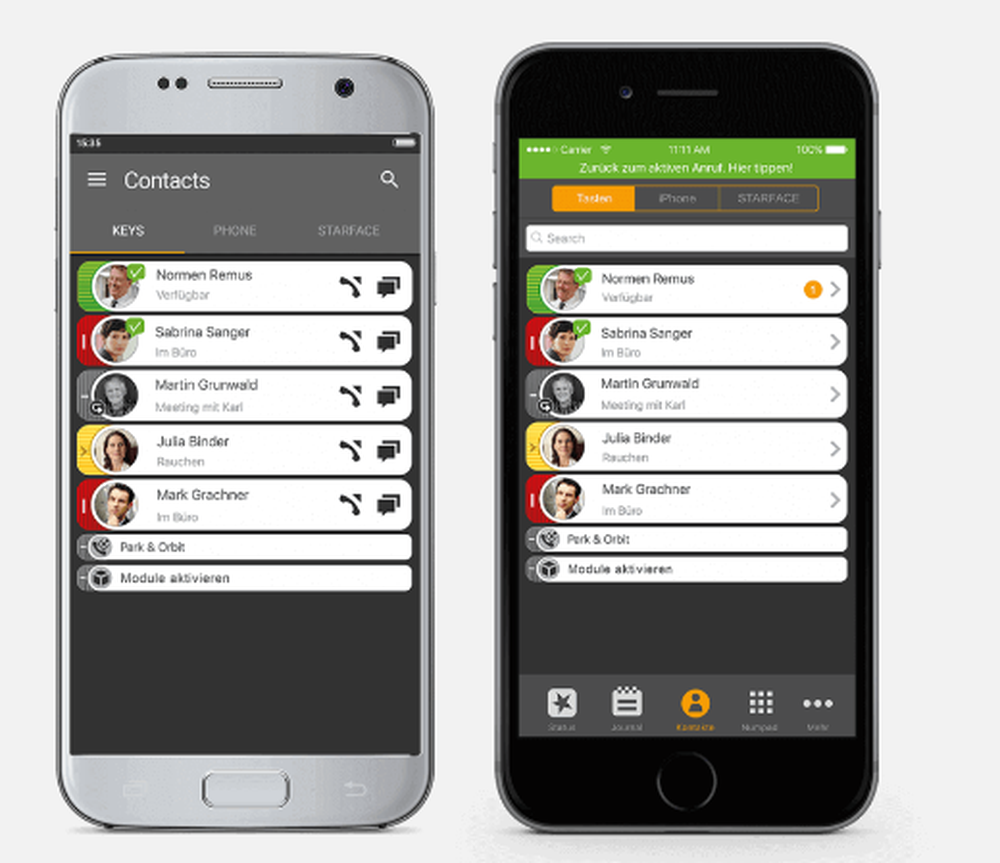 STARFACE Screenshot 1