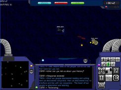 Very early prototype of ship combat module