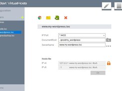 Start VirtualHosts Screenshot 3