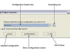 The main launcher screen