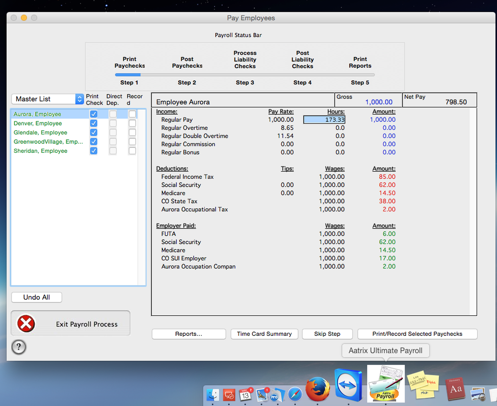 Aatrix State and Fed Payroll Reports Screenshot 1