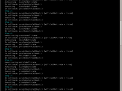 State Controller Library unit test output (2/3)